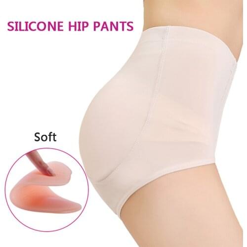 Womens Sexy Panties Tummy Control Butt Pads Butt Lifter Underwear Panty High Waist Seamless Soft Slimming Panties With Push-up