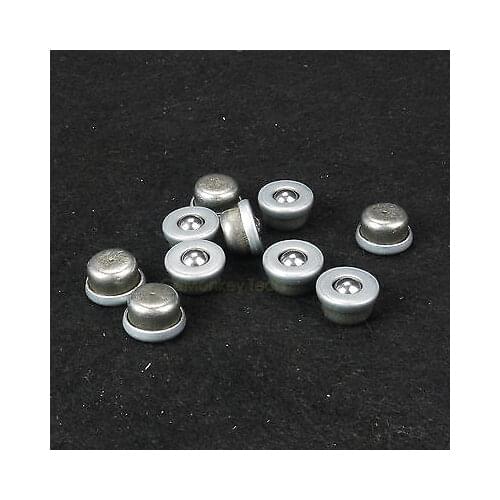 10 PCS Dia 8mm Ball Metal Transfer Bearing Unit Conveyor Roller CY-8H