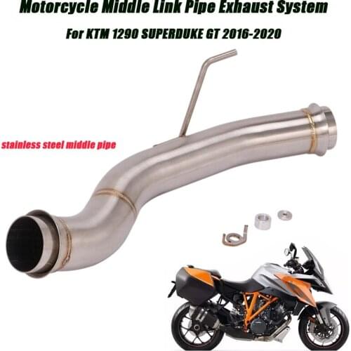 2016-2020 for KTM1290 SUPERDUKE GT Motorcycle Middle Pipe Lossless Connect Original Front Tube With Tail Exhaust Muffler Pipe