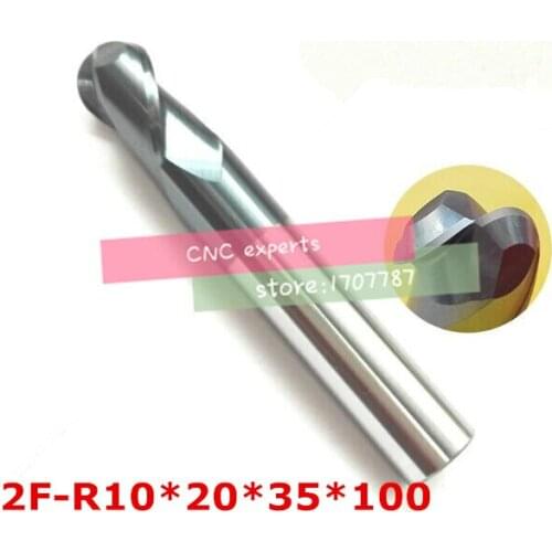2F-R10 HRC50,carbide Square Flatted End Mills coating:nano TWO flute diameter 20 mm, The Lather,boring Bar,cnc,machine