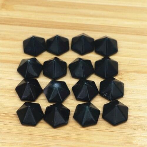 14mm*10mm 30PCS/Hot Selling Fashion Natural Stone Square Pyramid CAB Cabochons Indian agate Beads Wholesale Free Shipping