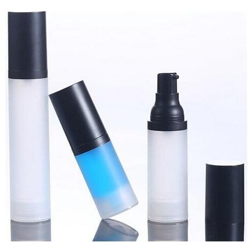 300xAirless 20ml 30ml 50ml Epmty Vacuum Pump Toilet Vessel Cosmetic Bottle Mini Frosted Lotion Bottle Airless Pump Cream Bottle