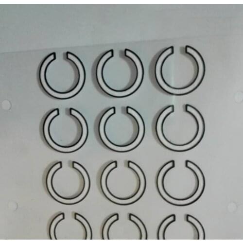 15.4MM MX500 Speaker Unit Tuning Cotton Paper Earphones DIY Tuning Pads 40pcs