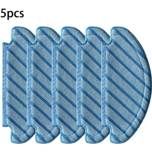 5PCS Mop Cloths Cleaning Cloths For Ecovacs Deebot T8 Robot Vacuum Cleaner Accessories 250*110mm Durable