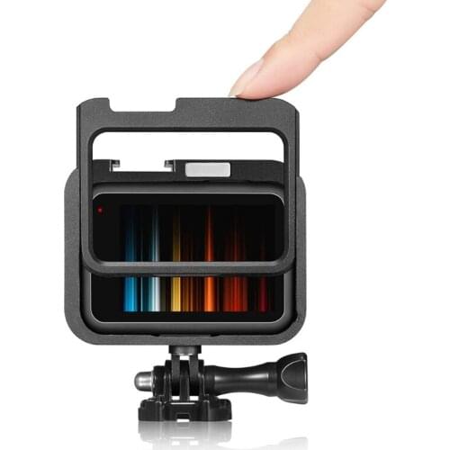Aluminum Case Protective Vlog Metal Cage Cover Cold Shoe Mount for goproHero9