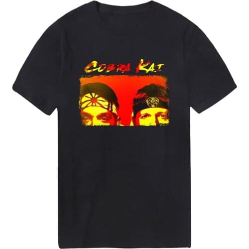 Cobra kai Harajuku Mens T Shirts Short Sleeve Fashion New Tshirts Military Punk Style Tops Male Cosplay Tees Homme Camiaetas