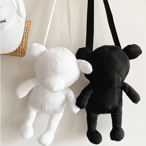 Children Cute Bear Bag Purse Female 2021 New Korean Fashion Girl Cartoon Personality Single Shoulder Messenger Coin Bags