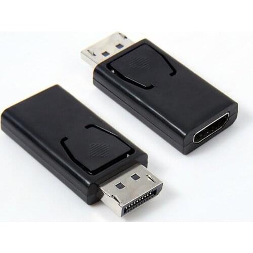 Display Port DisplayPort DP Male To HDMI-compatible Female Converter Adapter Video Audio Connector Fit for MacBook