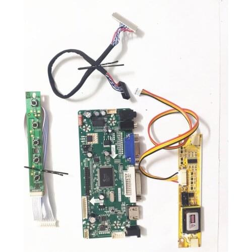 For M200RW01 V0 V1 VGA HDMI-Compatible DVI LVDS 30Pin CCFL M.NT68676 screen controller drive board LCD monitor 1600*900 20"