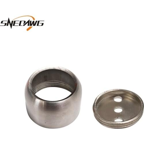 2pcs 19/22/25mm Pipe Flange Bracket Stainless Steel Round Flange Bracket Socket Fit Wall Mount Cloth Rack Pipe Bracket