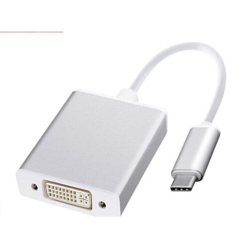 USB3.1 Type-C to DVI conversion cable HD conversion line converter MACBOOK