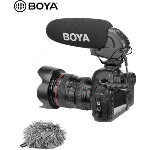 BOYA BY-BM3031 Microphone Condenser Shot gun Video Camera Mic for Video Nikon Canon Sony pk TAKSTAR microfono condensador