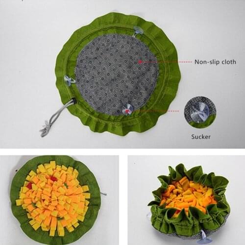 Pet Dog eeding Mat Dogs Sniffing Foraging Pad Puppy Puzzle Toys Relieve Stress Pets Trainings Supplies