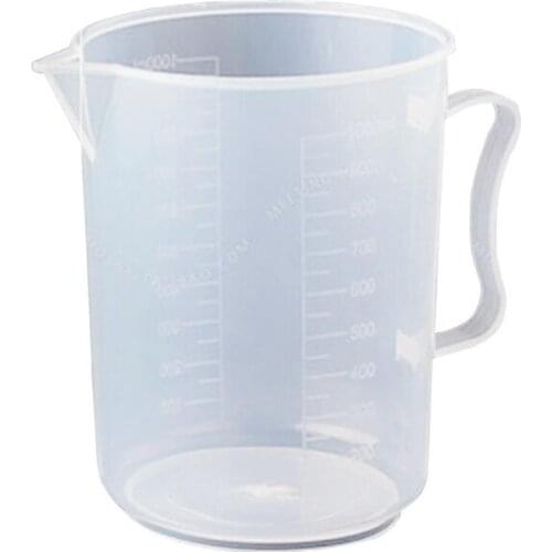 1 Pcs Plastic Measuring Cup Graduated Measuring Cylinder 250/500/1000/2000ml Tools Laboratory Chemistry Kitchen Lab Accesso Z8K3