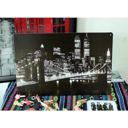 50pcs/lot Metal Sign shabby chic Tin sign Art wall decoration House Cafe Bar Vintage Metal signs F-48 20*30CM