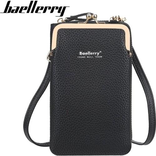 Baellerry Fashion Crossbody Bags Women Mini PU Leather Shoulder Messenger Bag For Girls Bolsas Ladies Phone Purse Zipper