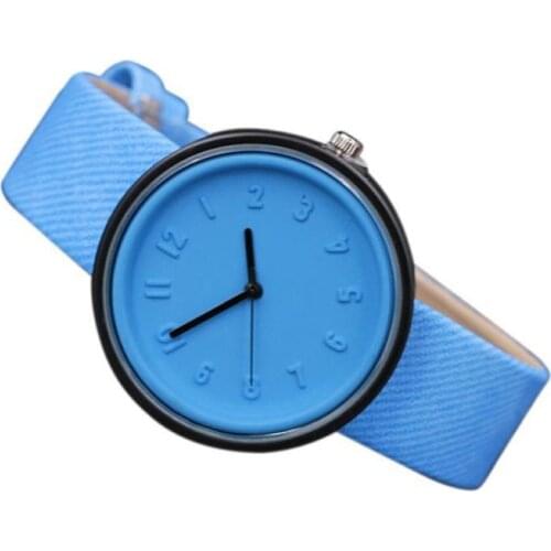 Fashion Women Watches Round Dial Arabic Numbers Women Watch Canvas Strap Quartz Watch for Women Wristwatch relojes para mujer