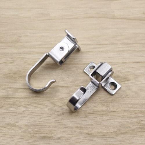 304 Stainless Steel Wall Rotating Hook,Activity Top-Mounted Hook Door Back Coat And Hat Bathroom Pendant U Type Hook