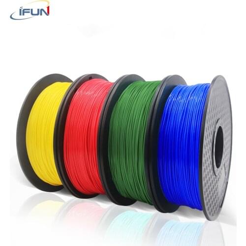 IFUN 3D Printer Filament PLA Compatible with All Major 3D Printers PLA Filament 1.75mm(+/-0.02) 1KG(2.2LB) Premium Raw Materials