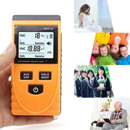 GM3120 Handheld Electromagnetic Radiation Detector Meter Dosimeter Tester Counter For Electric Field Emission Measurement Tool