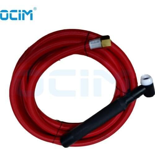 WP26 WP26F WP26V WP26FV 12FT Red super soft Hose Braided Air-Cooled Complete M16 Cable Connector
