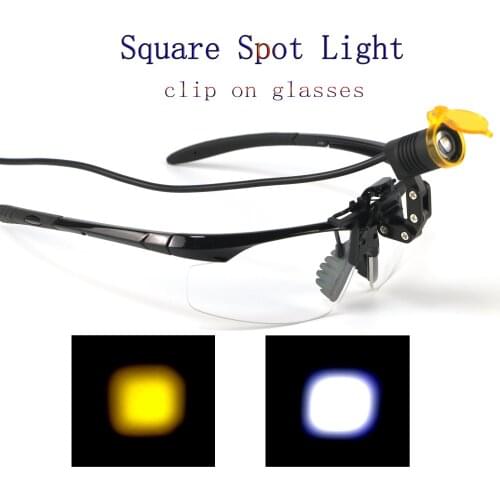 LED Headlight with Optical Filter Suitable Clip on Binocular