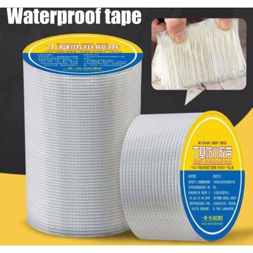 Waterproof Aluminum Foil Butyl Rubber Tape Self Adhesive for Roof Pipe Repair can CSV