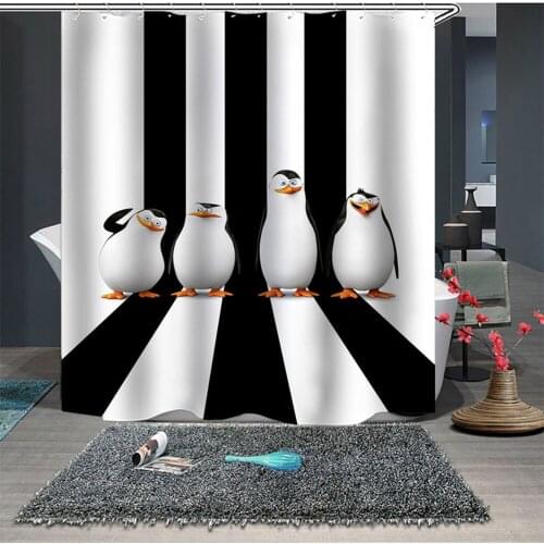 Cartoon animals curtains curtain shower curtain Shower curtain decorative curtains Curtain for kitchen shower curtain set Dog