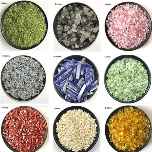 Green Aventurine/White Quartz Crystal/Mixed Fluorite Stones/Amethyst/Pink Quartz Crystal/White Coral Specimen Home Decoration