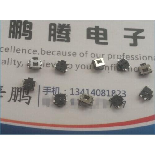 20PCS/lot Tortoise with column turtle touch switch 3.5*2.9 SMD four-pin mobile phone side button MP3MP4 switch