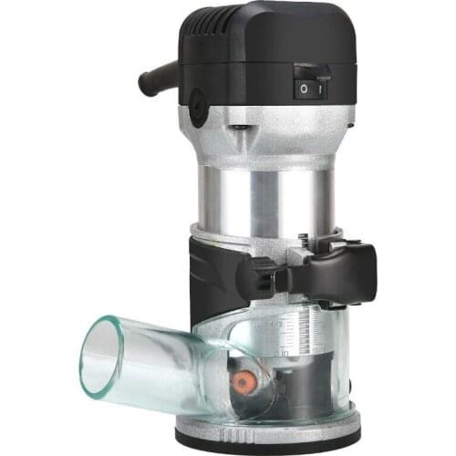 220V Double Chuck Speed Trimming Machine Soft Start Electric Wood Milling Slotting Machine Woodworking Engraving Machine