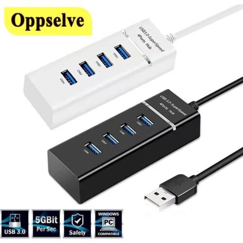 4 ports High Speed Splitter 4 Port USB 3.0 Multi HUB Splitter Expansion For Desktop PC Laptop Computer USB HUB Expander Adapter