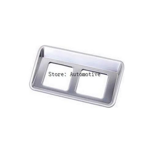 For Land Rover Discovery 5 3.0 V6 2017 Car Accessories ABS Matte Chrome Interior Tail Door Switch Frame Cover Trim Accessories