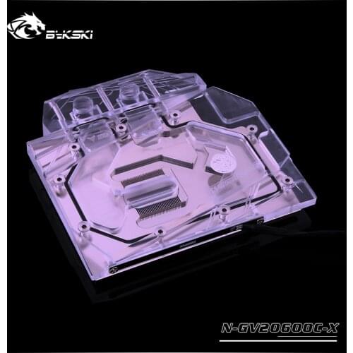 Bykski N-GV2060OC-X VGA Water Cooling Block for GIGA RTX2060 MINI ITX OC 6G