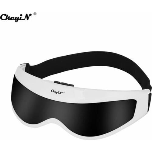 CkeyiN Electric Eye Massager Eyes Care Relax Vibration Device Alleviate Acupressure Cordless Corded Magnetic Therapy 9 Modes