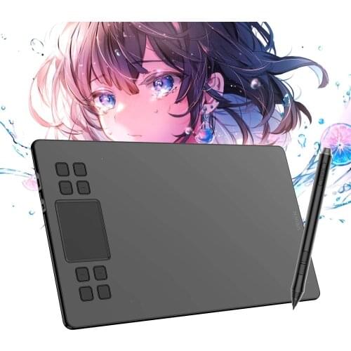 Veikk A50 Art Digital Pen Tablet Graphic Drawing Tablet Online Education with 8192 Levels Passive Pen Online Teaching & Learning