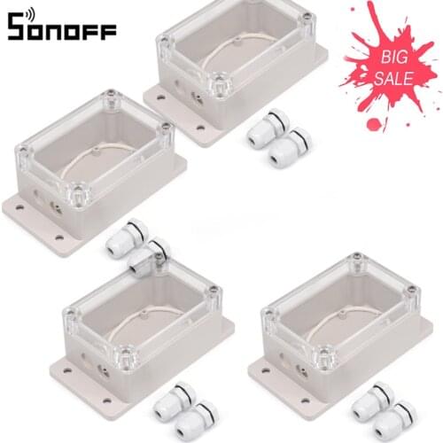SONOFF IP66 Junction Box ABS+PC Waterproof Cover Case For Sonoff Basic/ RF/ Dual/ Pow/ TH16/ G1 Cable Wire Connector Smart Home