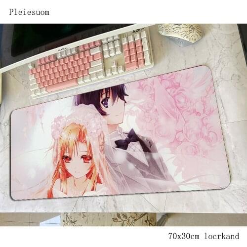 Kawaii mouse pad gamer 700x300x4mm gaming mousepad Fashion notbook desk mat HD pattern padmouse games pc gamer mats gamepad