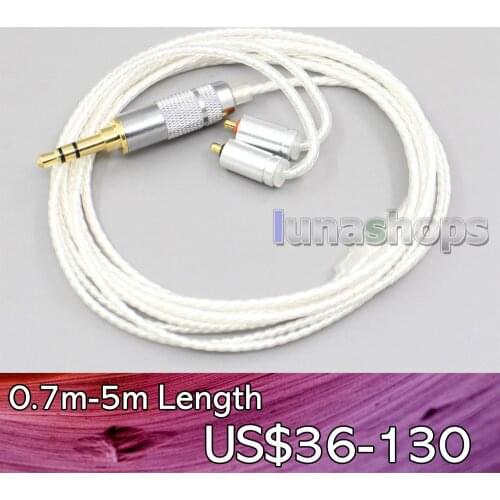 LN006633 4.4mm 2.5mm Hi-Res Silver Plated 7N OCC Earphone Cable For UE Live UE6 Pro Lighting SUPERBAX IPX