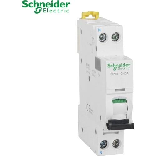 Schneider electric AC 1P+N miniature circuit breaker protector iDPNa type C 6A 10A 16A 20A 25A 32A 40A air switch