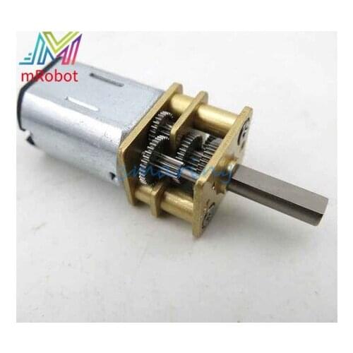 New N20 DC12V 100RPM Gear Motor High Torque Mini Electric Gear Box Motor High Quality 3mm Shaft Diameter