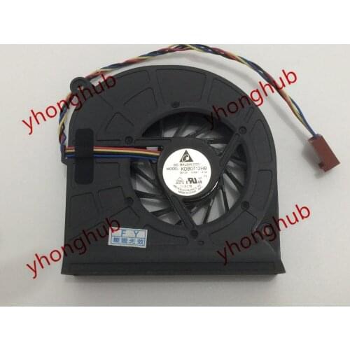Detla Electronics KDB0712HB A102 DC 12V 0.45A Server Laptop Cooling Fan 4-wire