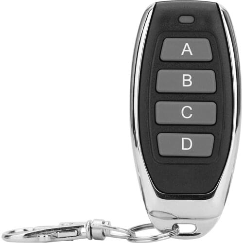 Durable Practical Multi-functional Classic Texture 4 Button 433MHz Universal Gate Garage Door Remote Control Duplicator