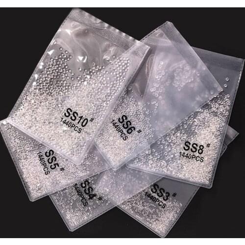 Swarovsky AB Clear Crystal Rhinestone Diamond Gem 3D Glitter Nail Art Decoration Beauty Dazzling Colours Nail Art Decoration