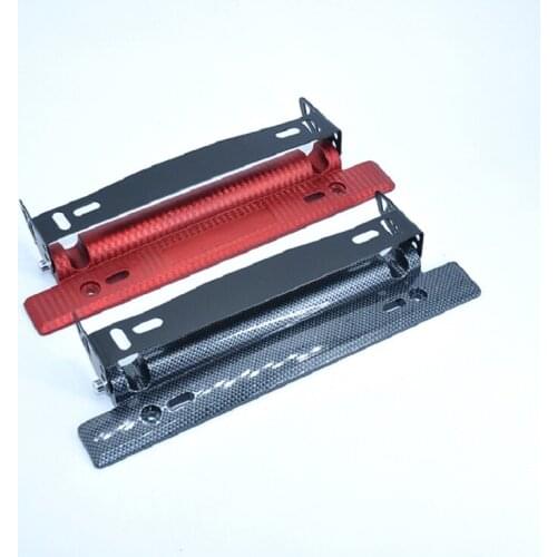 Adjustable carbon fiber kanban, aluminum plate frame color red/blue/black multi-color 1 set of before and after