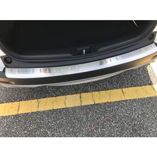 Rear Bumper Outer Protect Steel Plate Cover Trim For 2017-2019 Honda CRV CR-V Car Decoration Accessories Style