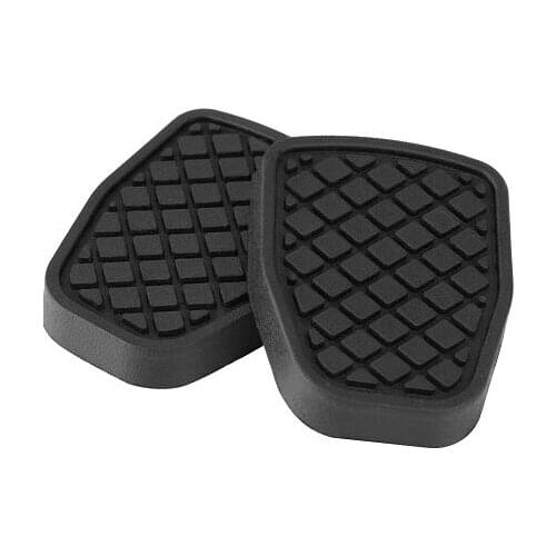 1 Pair Black Brake Clutch Pedal Pad Rubber Cover Trans for Subaru Forester IMPREZA Legacy Outback WRX