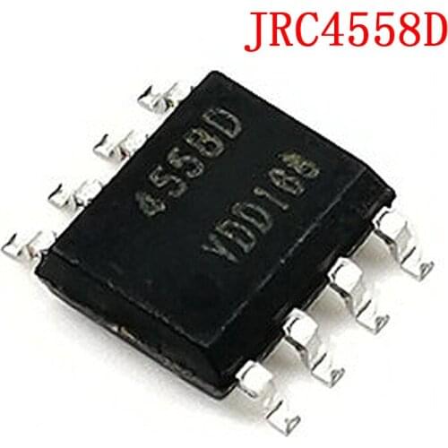 10PCS JRC4558D SOP8 NJM4558D SOP 4558 SMD 4558D JRC44558 Dual OP AMP