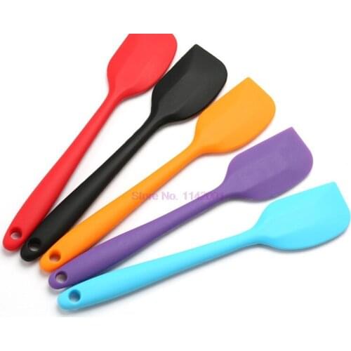 200pcs Silicone Cream Butter Cake Spatula Mixing Batter Scraper Brush Butter Mixer Cake Brushes Kitchen Baking Tool Kitchenware
