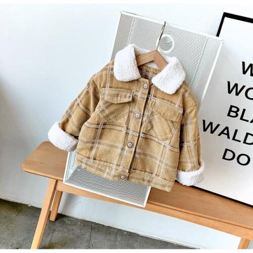 2019 Winter Casual Solid Jacket For Girls Fashion Long Sleeve Childrens' Jacket High Quality Clothes